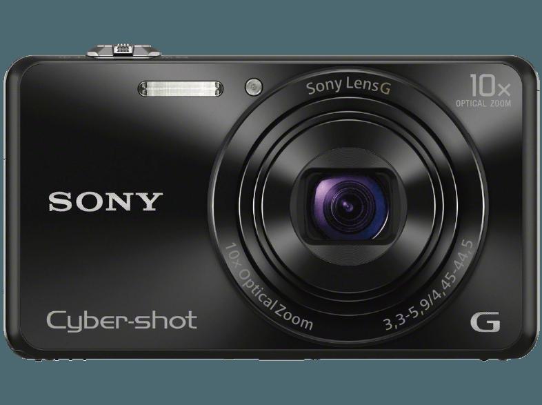 SONY DSC-WX 220 B.CE3  Schwarz (18.2 Megapixel, 10x opt. Zoom, 6.8 cm Clear-Photo-LC, WLAN)