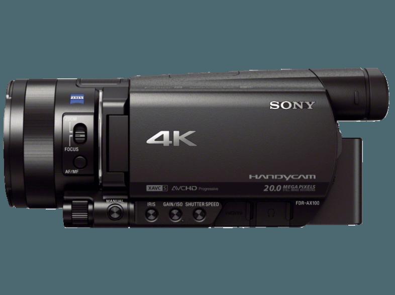 SONY FDR-AX 100 EB Camcorder (12x, Exmor R CMOS, 24p, 25p, 50p, 24p, 25p, 50p, )