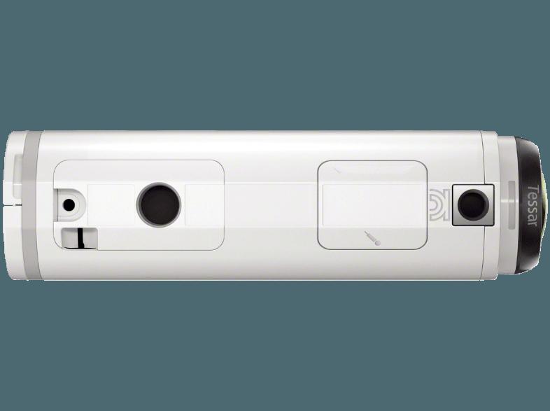 SONY FDR-X1000 VR.CEN Remote Action Cam Weiß (Wasserdicht bis: mit wasserdichtem Gehäuse bis zu 10 m, Exmor R CMOS, WLAN)