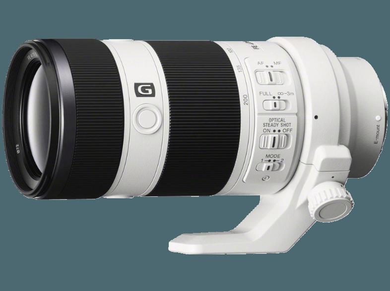 SONY FE 70-200mm F4 G OSS Tele-Zoomobjektiv SEL70200G Telezoom für Sony E-Mount (70 mm-200 mm, f/4)