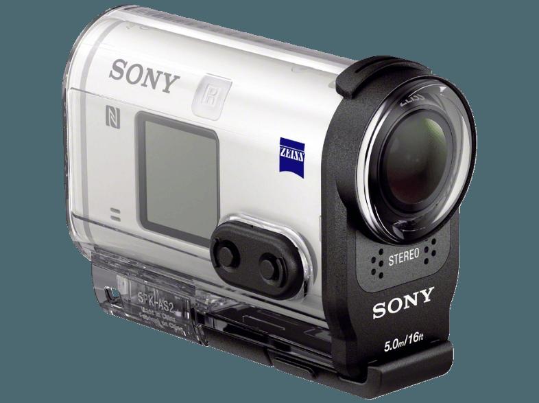 SONY HDR-AS200 VR.CEN Remote Action Cam Weiß (Wasserdicht bis: mit wasserdichtem Gehäuse bis zu 5 m, Exmor R CMOS, WLAN)