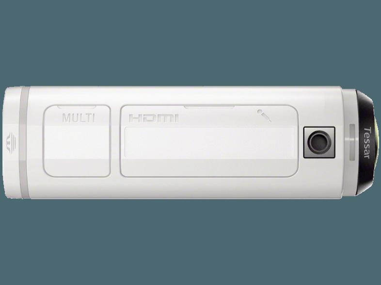 SONY HDR-AS200 VT.CEN Travel Action Cam Weiß (Wasserdicht bis: mit wasserdichtem Gehäuse bis zu 5 m, Exmor R CMOS, WLAN)