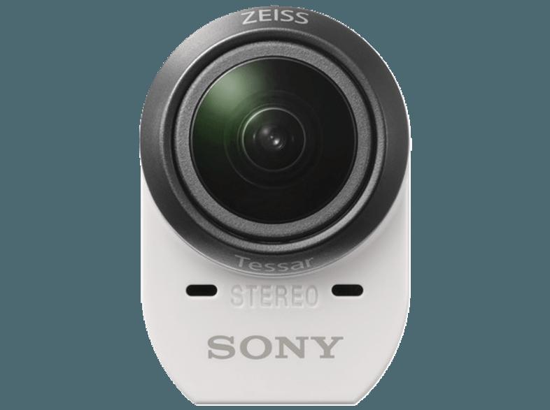 SONY HDR-AZ1 CEN Action Cam Weiß (Wasserdicht bis: mit wasserdichtem Gehäuse bis zu 5 m, Exmor R CMOS, WLAN)