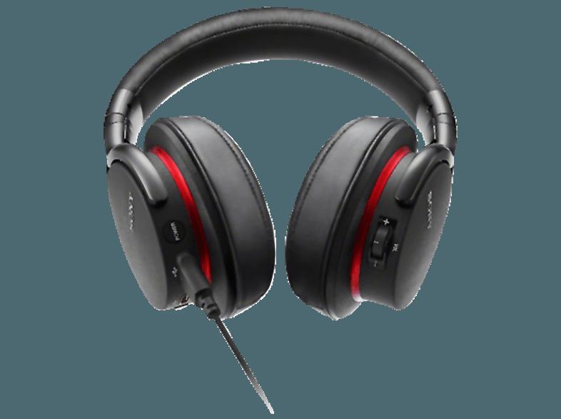 SONY MDR-1ADAC.CE7 High Resolution Kopfhörer schwarz Kopfhörer Schwarz/Rot