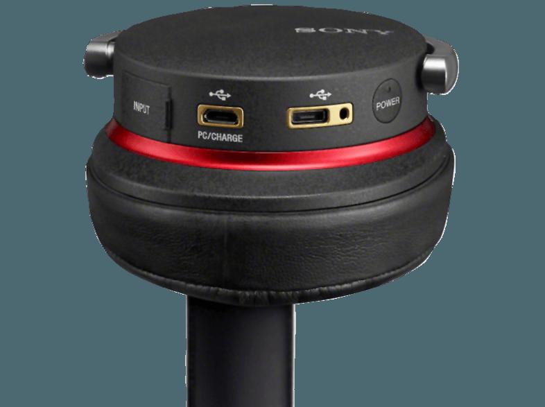 SONY MDR-1ADAC.CE7 High Resolution Kopfhörer schwarz Kopfhörer Schwarz/Rot