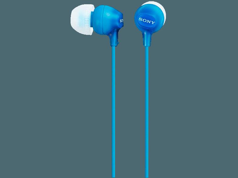 SONY MDR-EX 15 APLI Headset Blau