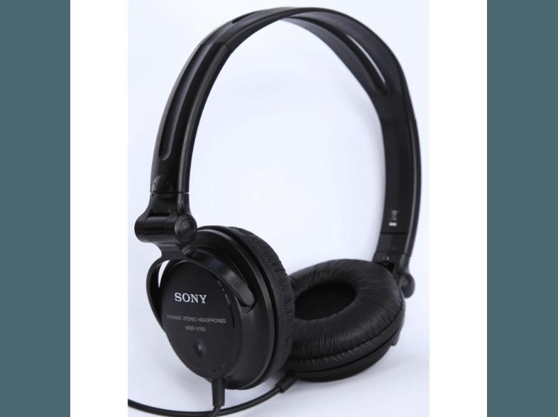 SONY MDR-V150 Kopfhörer Schwarz, SONY, MDR-V150, Kopfhörer, Schwarz