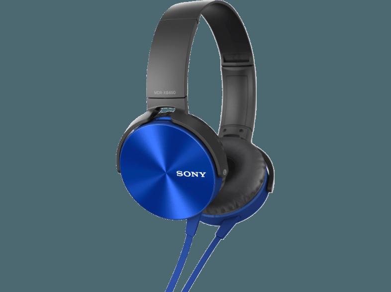 SONY MDR-XB450APL Extra-Bass Kopfhörer blau Kopfhörer Blau, SONY, MDR-XB450APL, Extra-Bass, Kopfhörer, blau, Kopfhörer, Blau