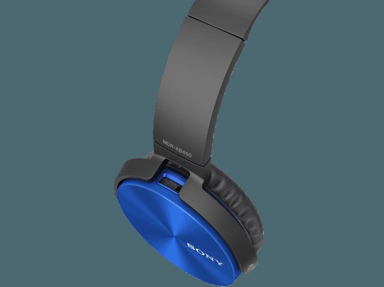 SONY MDR-XB450APL Extra-Bass Kopfhörer blau Kopfhörer Blau