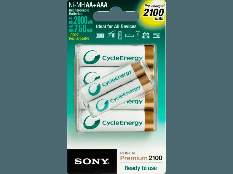 SONY Nickel-Metallhydrid Akkus, 4er Blister AA Mignon 2100 mAh   2er AAA Micro 800 mAh, Multi Use Premium Akku AA Mignon, AAA Micro, SONY, Nickel-Metallhydrid, Akkus, 4er, Blister, AA, Mignon, 2100, mAh, , 2er, AAA, Micro, 800, mAh, Multi, Use, Premium, Akku, AA, Mignon, AAA, Micro