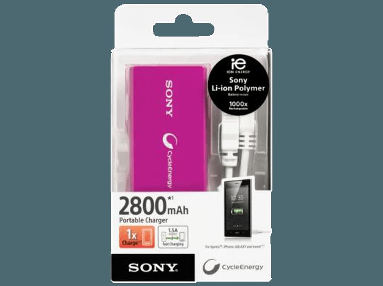 SONY Powerbank lila Powerbank