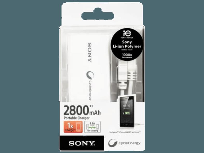 SONY Powerbank weiß Powerbank