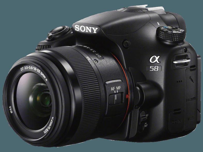 SONY SLT-A58Y 18-55mm 55-200mm    Objektiv 18-55 mm, 55-200 mm f/3.5-5.6, f/4-5.6 (20.1 Megapixel, CMOS)