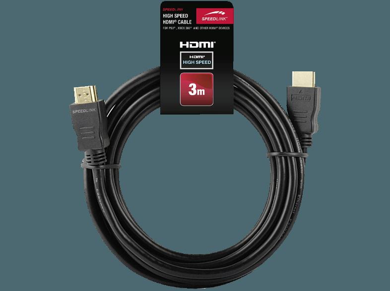 SPEEDLINK 3M High-Speed-HDMI-Kabel, SPEEDLINK, 3M, High-Speed-HDMI-Kabel