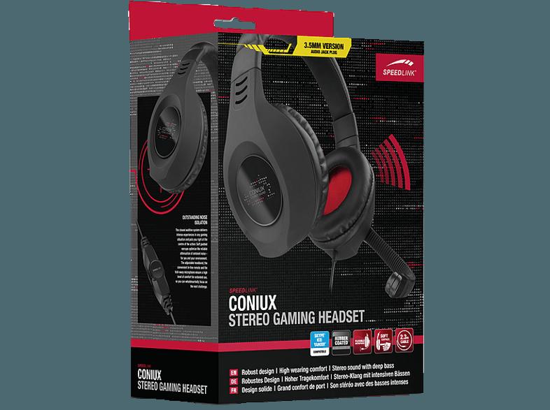 SPEEDLINK Coniux Kopfbügel-Headset Schwarz