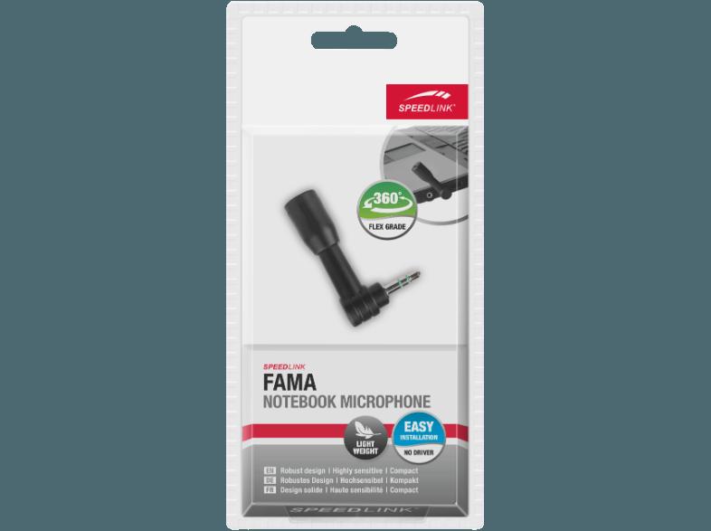 SPEEDLINK Fama Mikrofon Schwarz