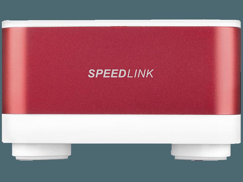 SPEEDLINK GEOVIS Bluetooth Lautsprecher Weiß/Rot, SPEEDLINK, GEOVIS, Bluetooth, Lautsprecher, Weiß/Rot