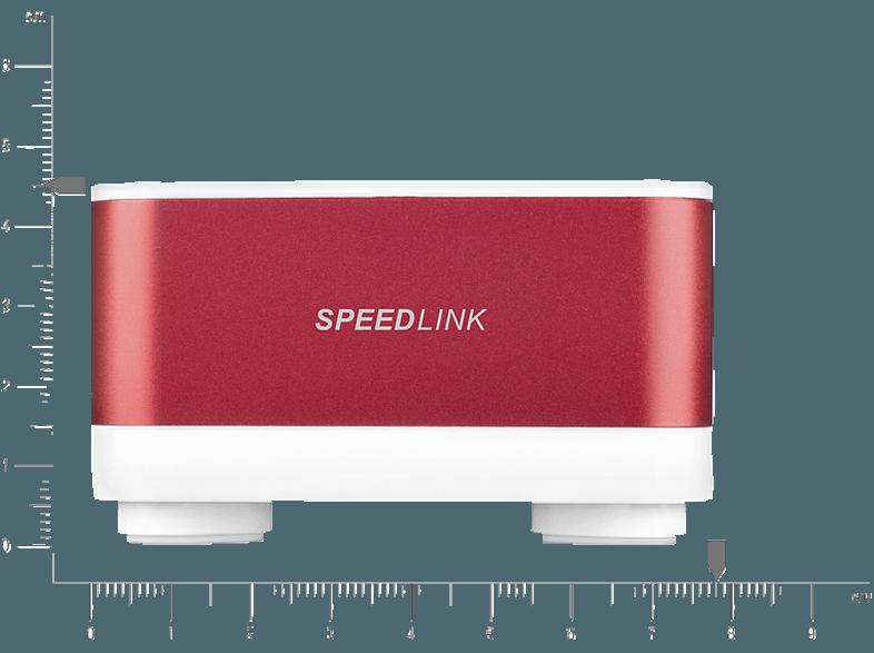 SPEEDLINK GEOVIS Bluetooth Lautsprecher Weiß/Rot, SPEEDLINK, GEOVIS, Bluetooth, Lautsprecher, Weiß/Rot