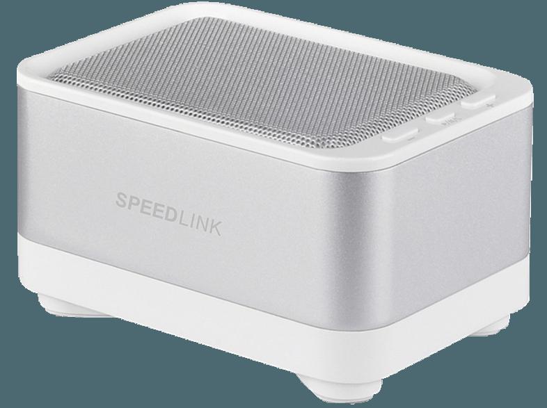 SPEEDLINK GEOVIS Bluetooth Lautsprecher Weiß/Silber, SPEEDLINK, GEOVIS, Bluetooth, Lautsprecher, Weiß/Silber