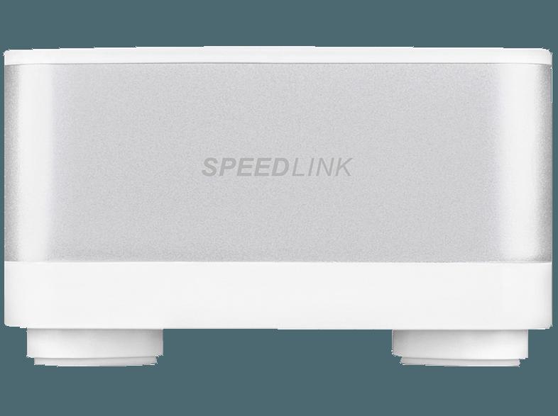 SPEEDLINK GEOVIS Bluetooth Lautsprecher Weiß/Silber, SPEEDLINK, GEOVIS, Bluetooth, Lautsprecher, Weiß/Silber