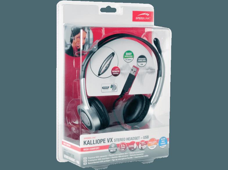 SPEEDLINK Kalliope VX Kopfbügel-Headset Schwarz