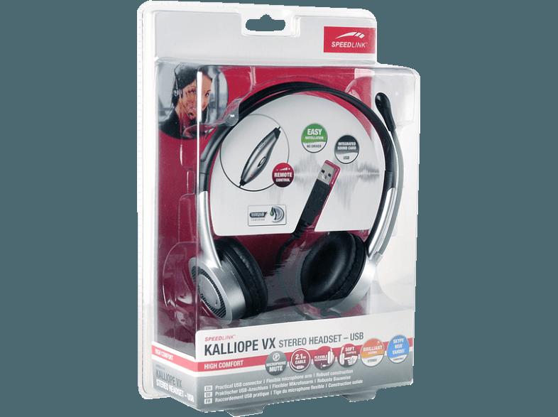 SPEEDLINK Kalliope VX Kopfbügel-Headset Schwarz