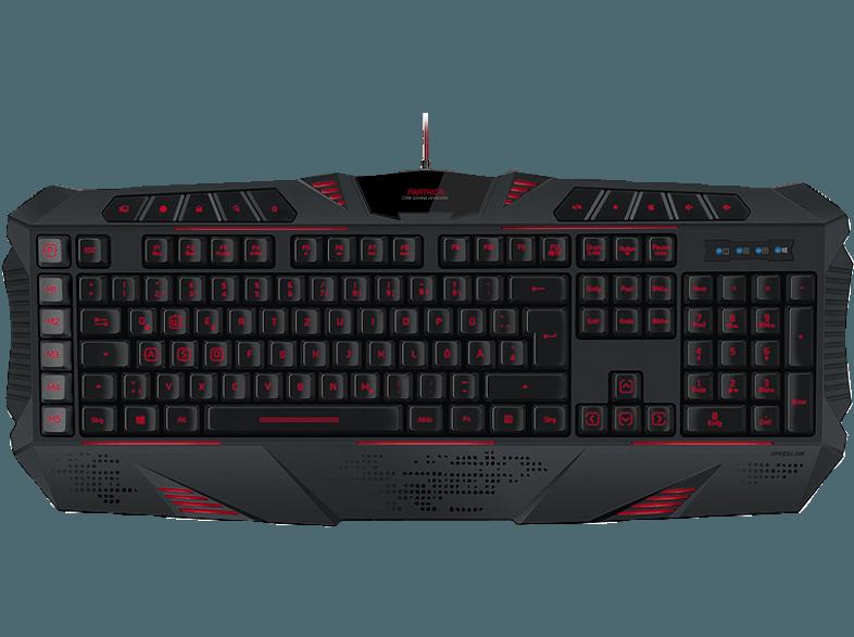 SPEEDLINK PARTHICA Core Gaming Tastatur, SPEEDLINK, PARTHICA, Core, Gaming, Tastatur