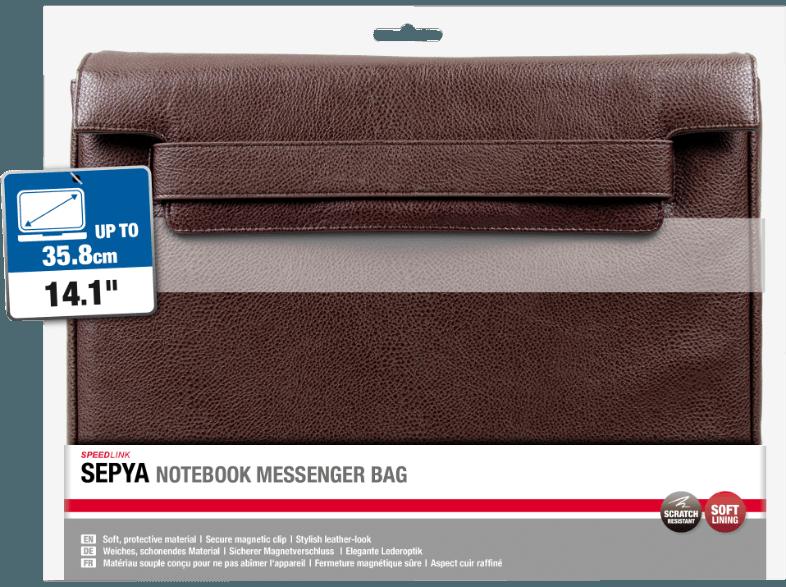 SPEEDLINK SL 6012 BN SEPYA Tasche Notebooks bis zu 14.1 Zoll