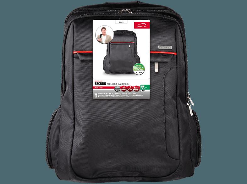 SPEEDLINK SL 6068 BK ESCUDO Back Pack Tasche Notebooks bis 16.4 Zoll