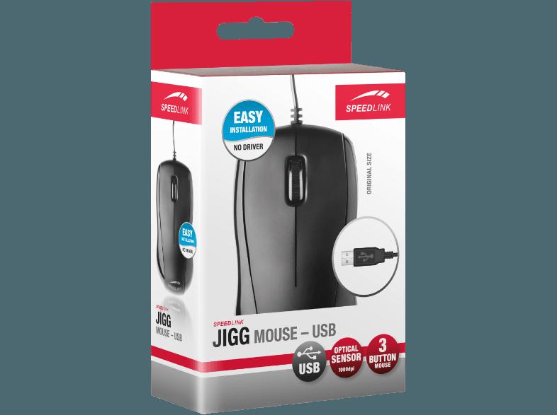 SPEEDLINK SL 6100 BK JIGG PC-Maus