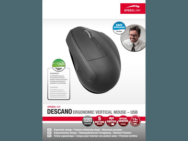 SPEEDLINK SL 6168 RRBK DESCANO PC-Maus