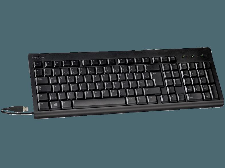 SPEEDLINK SL 6411 BK-01 BEDROCK PC Tastatur