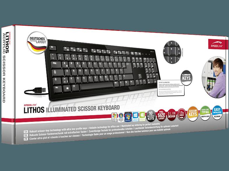 SPEEDLINK SL 6483 IBK LITHOS Tastatur