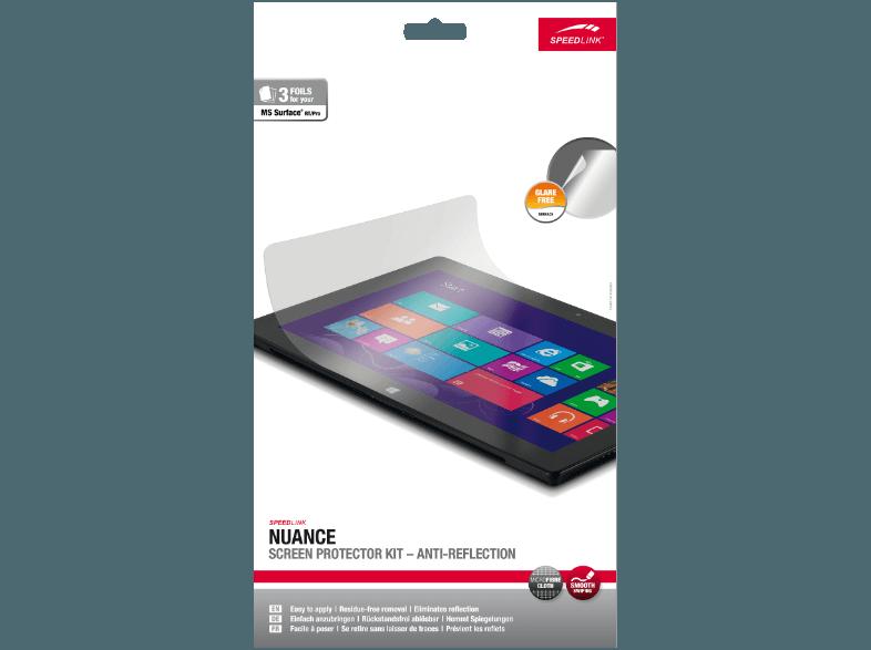 SPEEDLINK SL 7810 AE NUANCE Anti-Reflect Surface Bildschirm-Schutzfolien Microsoft Surface, SPEEDLINK, SL, 7810, AE, NUANCE, Anti-Reflect, Surface, Bildschirm-Schutzfolien, Microsoft, Surface