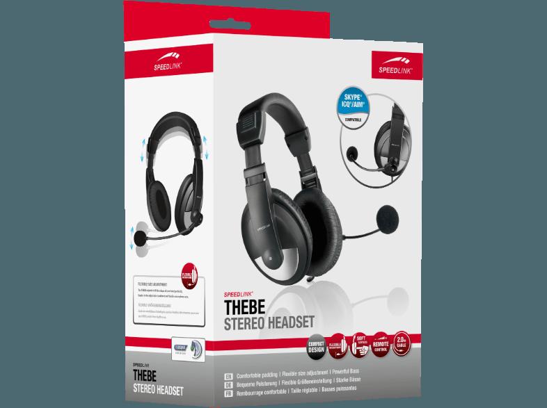 SPEEDLINK Thebe Stereo Headset Schwarz