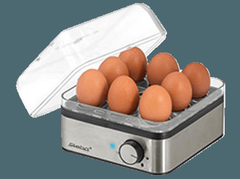 STEBA Eierkocher EK 5 Eierkocher (Anzahl Eier:8, Edelstahl gebürstet/Schwarz)