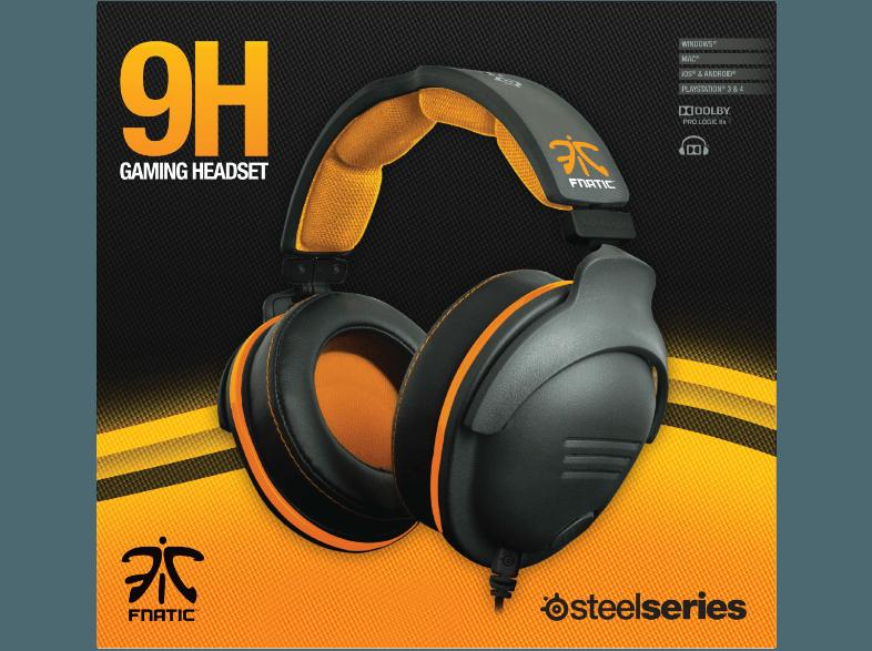 STEELSERIES 9H Fnatic Team Edition Headset Schwarz-Orange