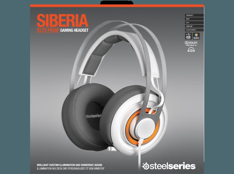 STEELSERIES Siberia Elite Prism Gaming-Headset Weiß