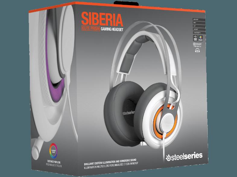 STEELSERIES Siberia Elite Prism Gaming-Headset Weiß