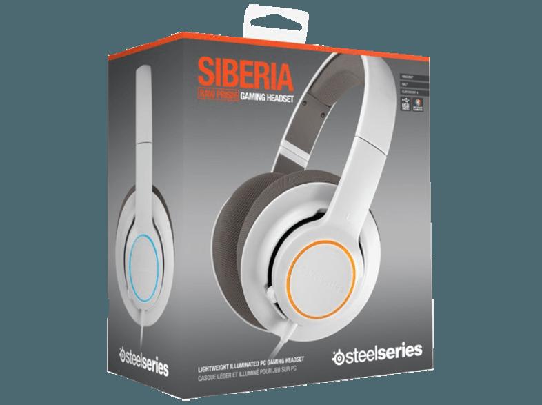 STEELSERIES Siberia Raw Prism Gaming-Headset Grau-weiss