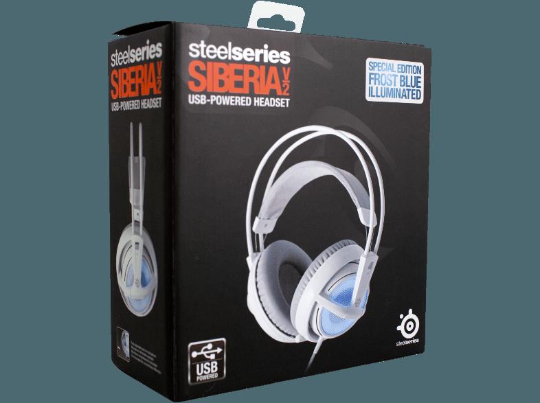 STEELSERIES Siberia V2 Frost Blue Edition Headset Weiß, STEELSERIES, Siberia, V2, Frost, Blue, Edition, Headset, Weiß