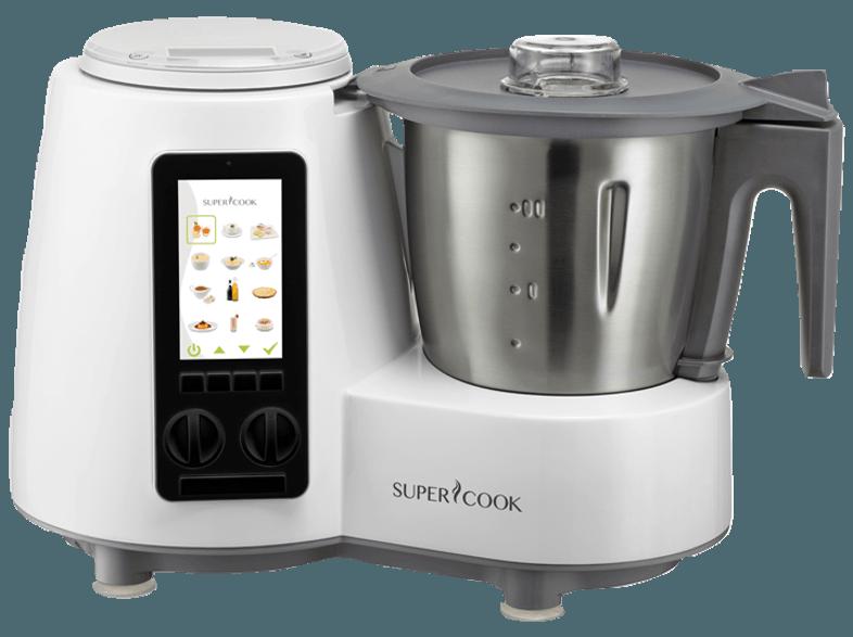 SUPERCOOK 07054 SC110 plus Yumi Multifunktions-Küchenmaschine Weiß 1000 Watt