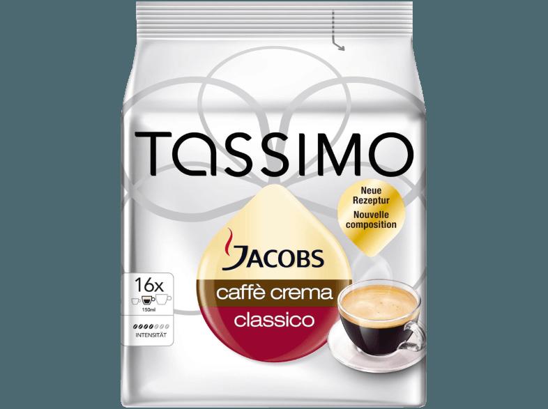 TASSIMO Jacobs Caffé Crema Classico Kaffeekapsel Caffe Crema Classico (Tassimo Maschinen (T-Disc System))