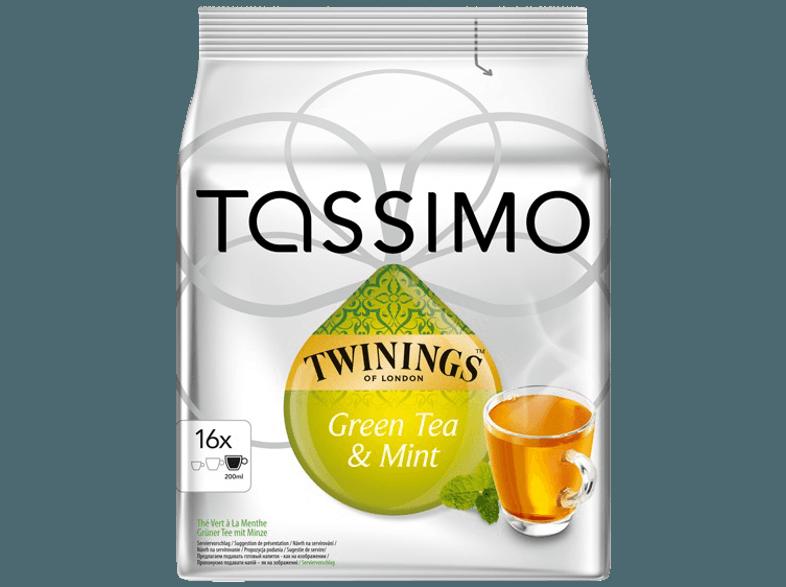 TASSIMO Twinings Green Tea And Mint Kaffekapseln Twinings Grüner Tee mit Minze (Tassimo Maschinen (T-Disc System)), TASSIMO, Twinings, Green, Tea, And, Mint, Kaffekapseln, Twinings, Grüner, Tee, Minze, Tassimo, Maschinen, T-Disc, System,