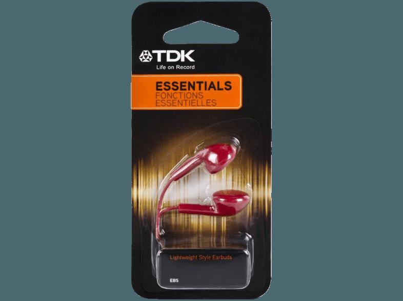 TDK T62073 EB5 Kopfhörer Rot