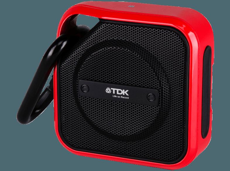 TDK Trek Mikro Bluetooth Lautsprecher Rot, TDK, Trek, Mikro, Bluetooth, Lautsprecher, Rot