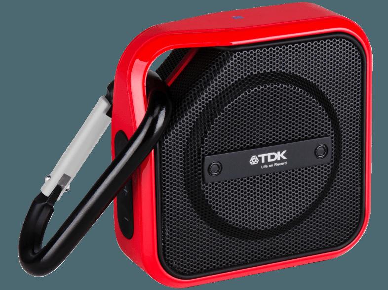 TDK Trek Mikro Bluetooth Lautsprecher Rot