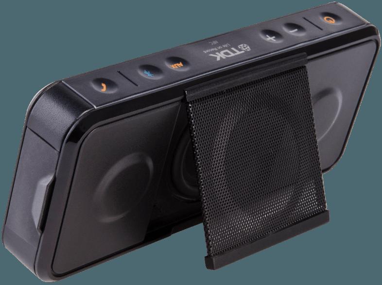 TDK Trek Portable Pocket Speaker Dockingstation Schwarz