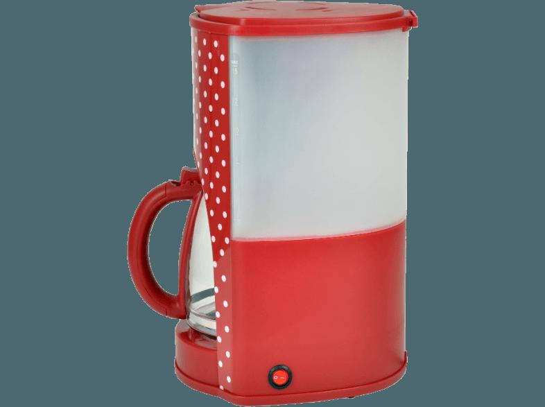 TEAM-KALORIK CM 1008 PWD Kaffeemaschine Rot (Glaskanne), TEAM-KALORIK, CM, 1008, PWD, Kaffeemaschine, Rot, Glaskanne,