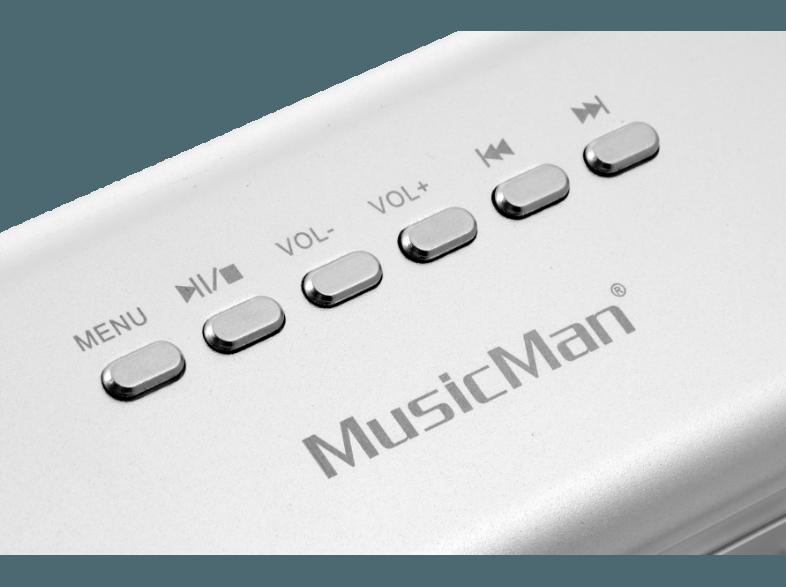 TECHNAXX MusicMan MA Display Soundstation Soundstation Silber